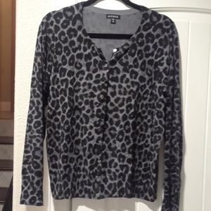 George Black and Grey Cardigan